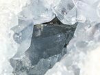 Celestine (Celestite) Crystal Geode - Madagascar #45639-2